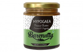 Barenutty Hypogaea Peanut Butter Coconut & Jaggery  Glass Jar  200 grams